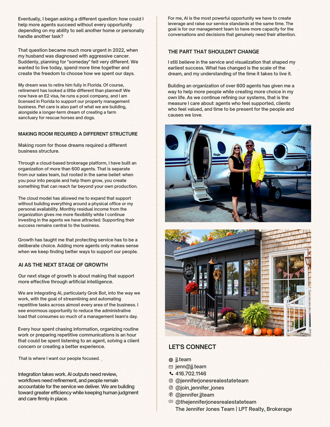 Buzz Magazine, October 2026, page 23: the article continues