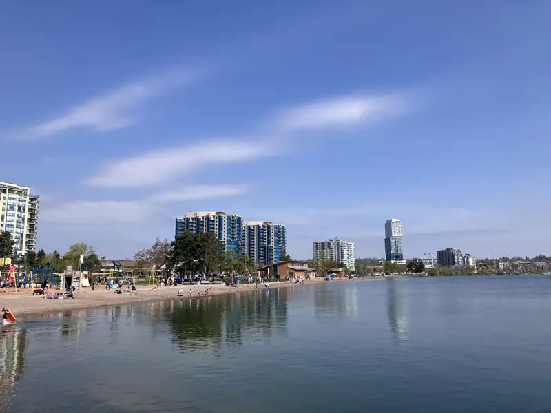 Barrie's waterfront on Kempenfelt Bay, Lake Simcoe
