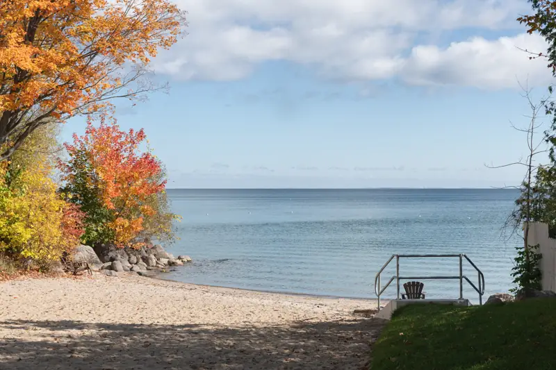 Lake Simcoe shoreline at Big Bay Point, Innisfil