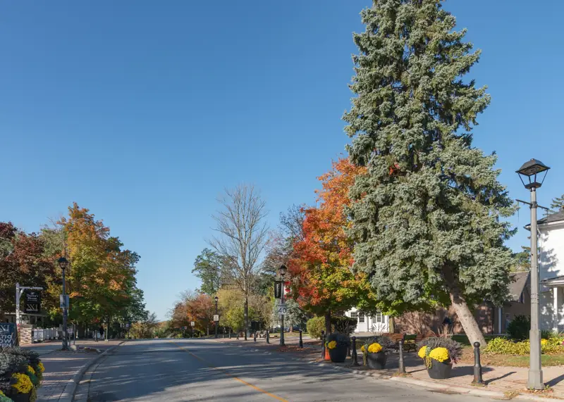 Nashville Road in the village of Kleinburg, Vaughan