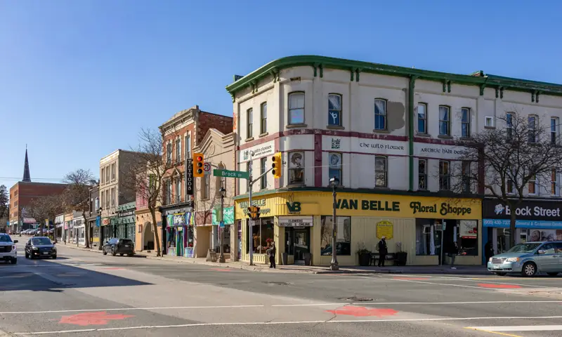 Dundas Street at Brock Street, downtown Whitby